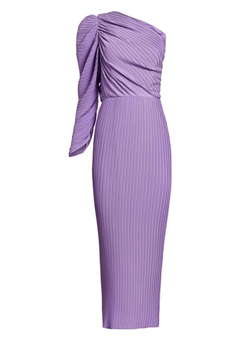 Solace London Rosalyn One-Shoulder Midi Dress | Dresses
