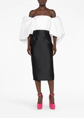 Solace London The Marcia off-shoulder dress