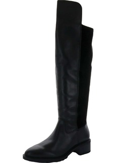 Sole Society Favian Womens Leather Round Toe Knee-High Boots