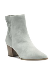 Sole Society Maeryn Pointed Toe Bootie in Mink Suede at Nordstrom
