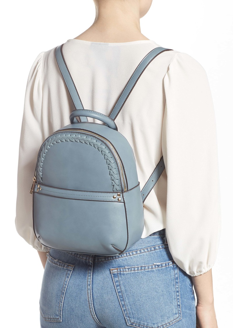 orila faux leather backpack