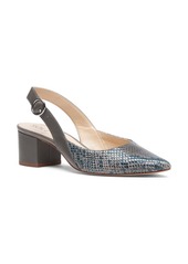 Sole Society Kyndee Slingback Pump in Grey Multi Leather at Nordstrom