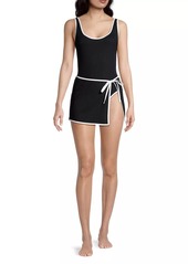 Solid & Striped Annemarie Ribbed One-Piece Swimsuit