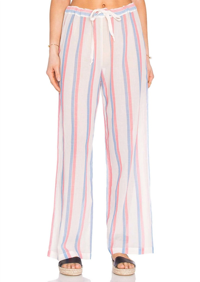 Solid & Striped Drawcord Pants In Multi