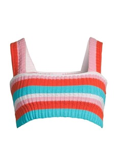 Solid & Striped Emily Striped Crop Top