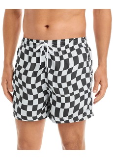 Solid & Striped Mens Checkered Swim Trunks