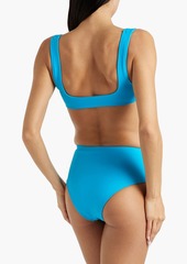 Solid & Striped - Bella high-rise bikini briefs - Blue - XS