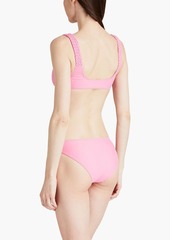 Solid & Striped - Elle woven low-rise bikini briefs - Pink - XS