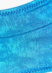 Solid & Striped - Elsa metallic bikini top - Blue - S