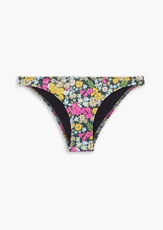 Solid & Striped - Il Pellicano Rachel floral-print low-rise bikini briefs - Black - XS