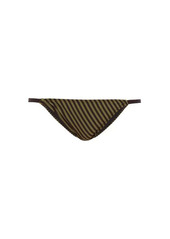 Solid & Striped - Morgan Striped Bikini Briefs - Womens - Green Stripe