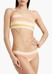 Solid & Striped - The Desi striped low-rise bikini briefs - Pink - XXS