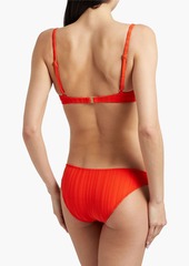 Solid & Striped - The Eva ribbed low-rise bikini briefs - Orange - XXS