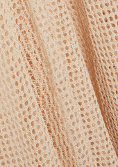 Solid & Striped - The Koko metallic crochet-knit maxi dress - Black - XS