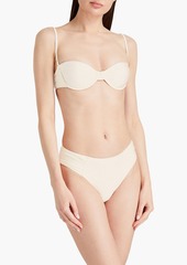 Solid & Striped - The Maisie underwired bandeau bikini top - White - XS