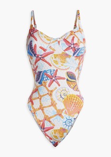Solid & Striped - The Taylor metallic printed swimsuit - Multicolor - XS