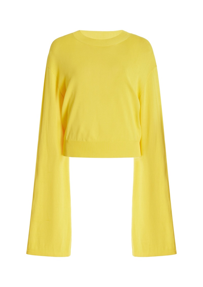 Solid & Striped - x Sofia Richie Grainge Exclusive The Babetta Knit Sweater - Yellow - S - Moda Operandi