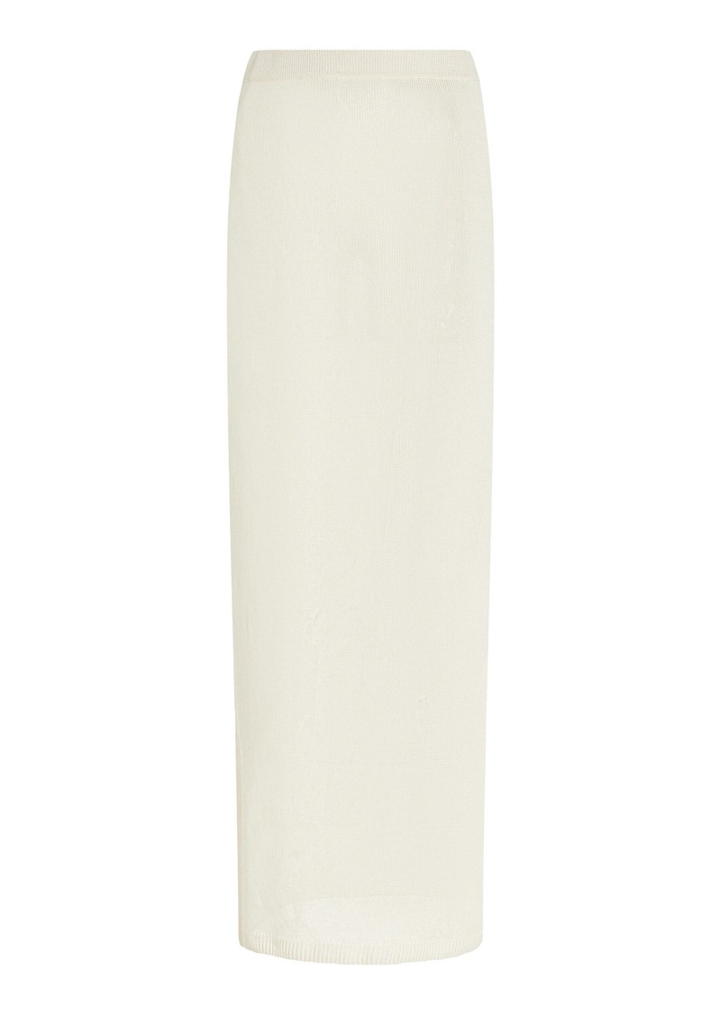 Solid & Striped - x Sofia Richie Grainge Exclusive The Freda Cotton Maxi Skirt - Off-White - M - Moda Operandi