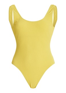 Solid & Striped - x Sofia Richie Grainge Exclusive The Luela One-Piece Swimsuit - Yellow - S - Moda Operandi