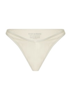 Solid & Striped - x Sofia Richie Grainge Exclusive The Maeve Bikini Bottom - Off-White - S - Moda Operandi