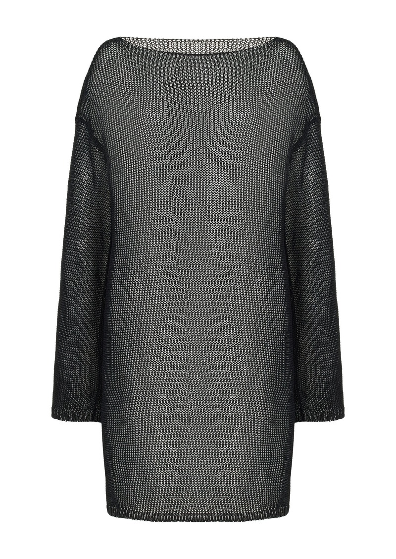 Solid & Striped - x Sofia Richie Grainge Exclusive The Nicki Cotton Mini Dress - Black - XS - Moda Operandi
