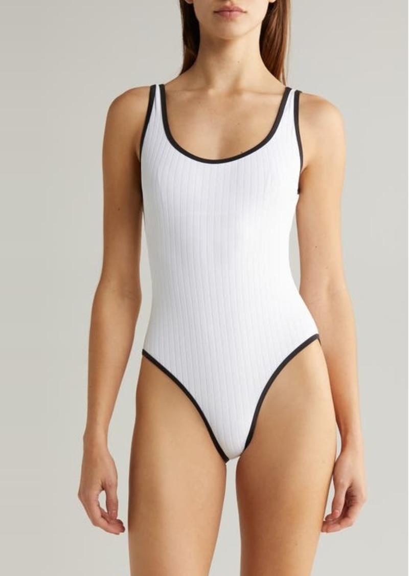 Solid & Striped Annemarie Rib One-Piece Swimsuit