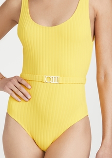 Solid & Striped The Annemarie Belt One Piece Swimsuit