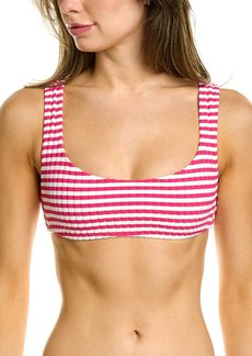 Solid & Striped The Elle Stripe Rib Bikini Top