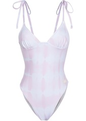 Solid & Striped Woman The Olympia Tie-dyed Swimsuit Baby Pink