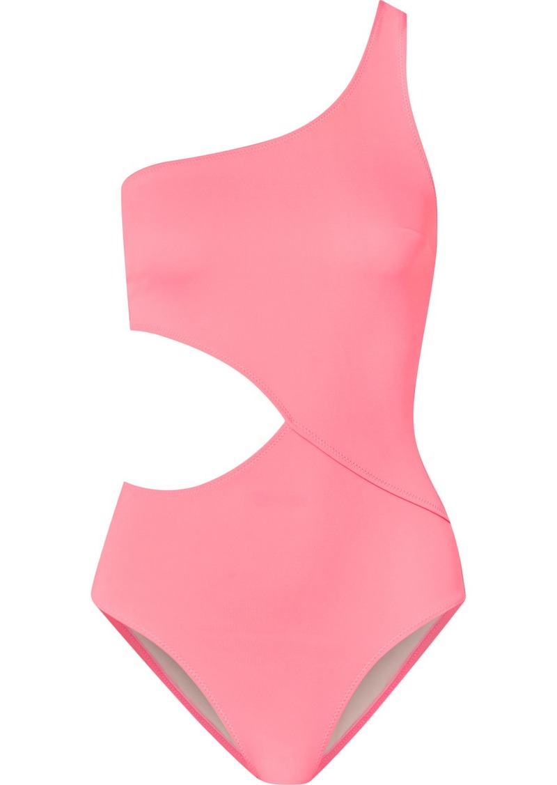 The Claudia One-shoulder Cutout Swimsuit