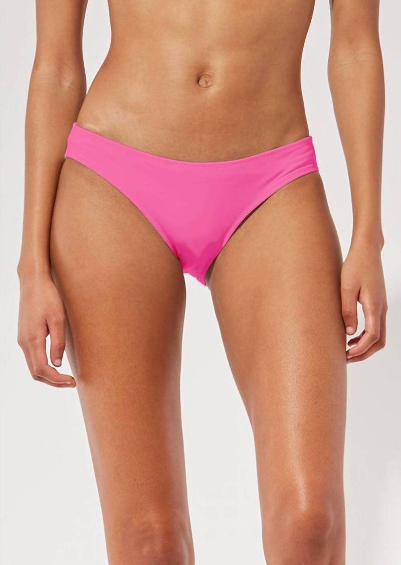 Solid & Striped The Elle Bottom In Fluorescent Pink