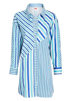 Solid & Striped The Emerson Striped Poplin Shirt Dress