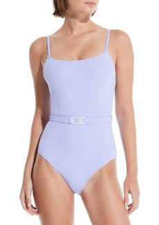 Solid & Striped The Nina Ribbed One Piece Swimsuit