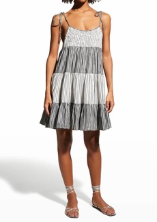 Solid & Striped The Parker Tiered Stripe Dress