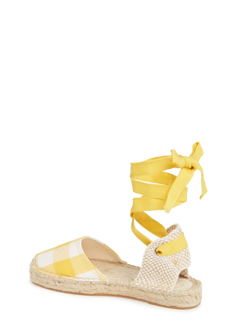 wrap espadrille sandals