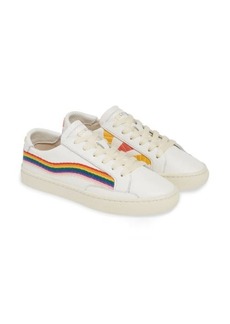 Soludos Rainbow Wave Sneaker in White at Nordstrom