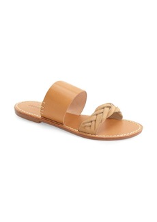 Soludos Slide Sandal in Acorn/Brown Leather at Nordstrom