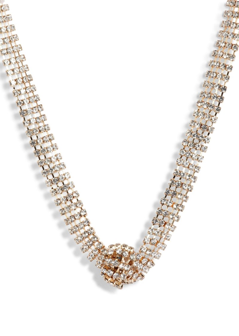 Knotted Crystal Collar Necklace (Nordstrom Exclusive)