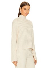 Song of Style Vianne Rib Mock Neck Sweater