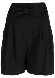 Sonia Rykiel belted high-waisted shorts