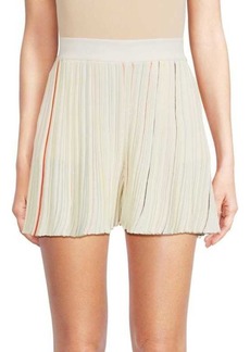 Sonia Rykiel Contrast Stripe Pleated Shorts