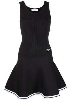 Sonia Rykiel logo-embroidered knitted dress