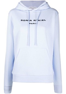 Sonia Rykiel logo-print cotton hoodie