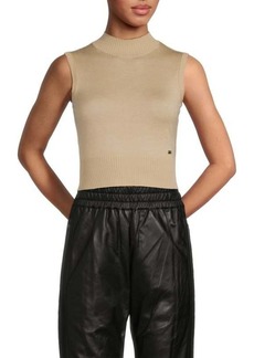 Sonia Rykiel Merino Wool Blend Crop Top