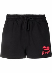Sonia Rykiel Rouge-print track shorts