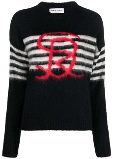 Sonia Rykiel intarsia-knit logo jumper