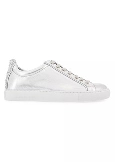 Sophia Webster Butterfly Metallic Leather Low-Top Sneakers