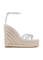 SOPHIA WEBSTER Alina Espadrille Wedge Sandal in Silver at Nordstrom Rack