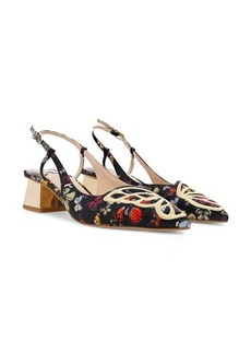 SOPHIA WEBSTER Butterfly Embellished Mismatched Slingback Sandals