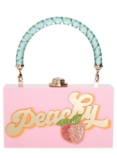 SOPHIA WEBSTER Cleo Peachy Acrylic Box Clutch in Pink at Nordstrom Rack
